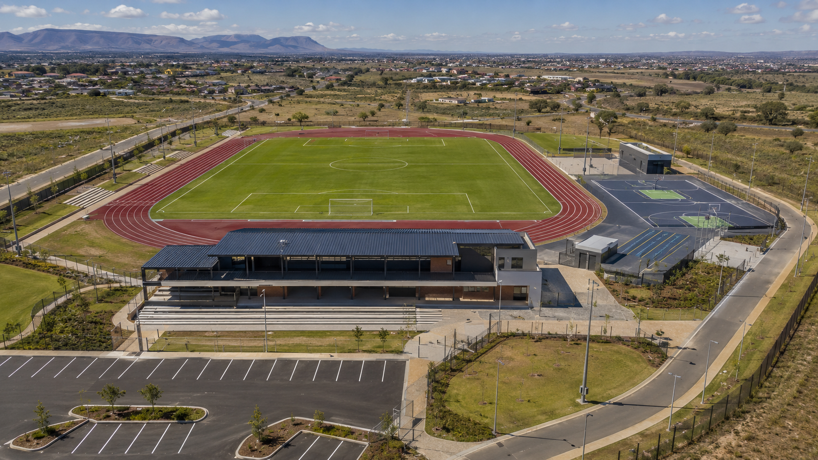 Mmalepetleke Sports Field Complex aerial project image