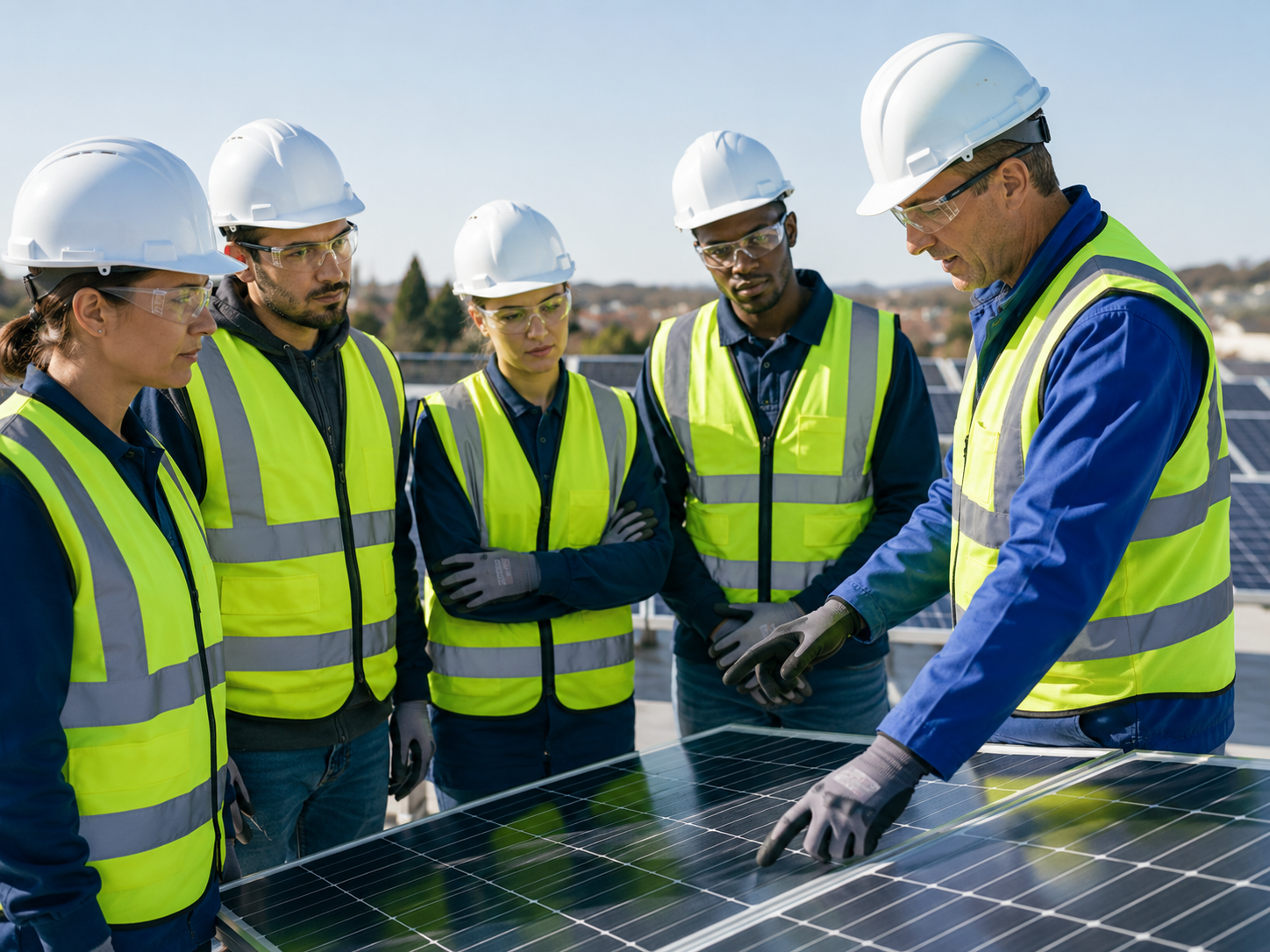 Solar PV practical training